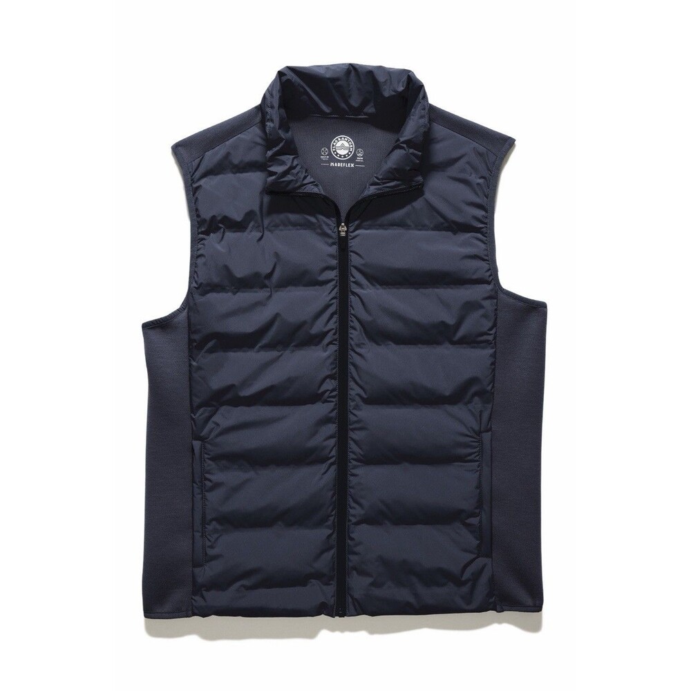 Flag & Anthem Dayton Puffer Vest XL Navy Blue Madeflex Hybrid Quilted Full Zip